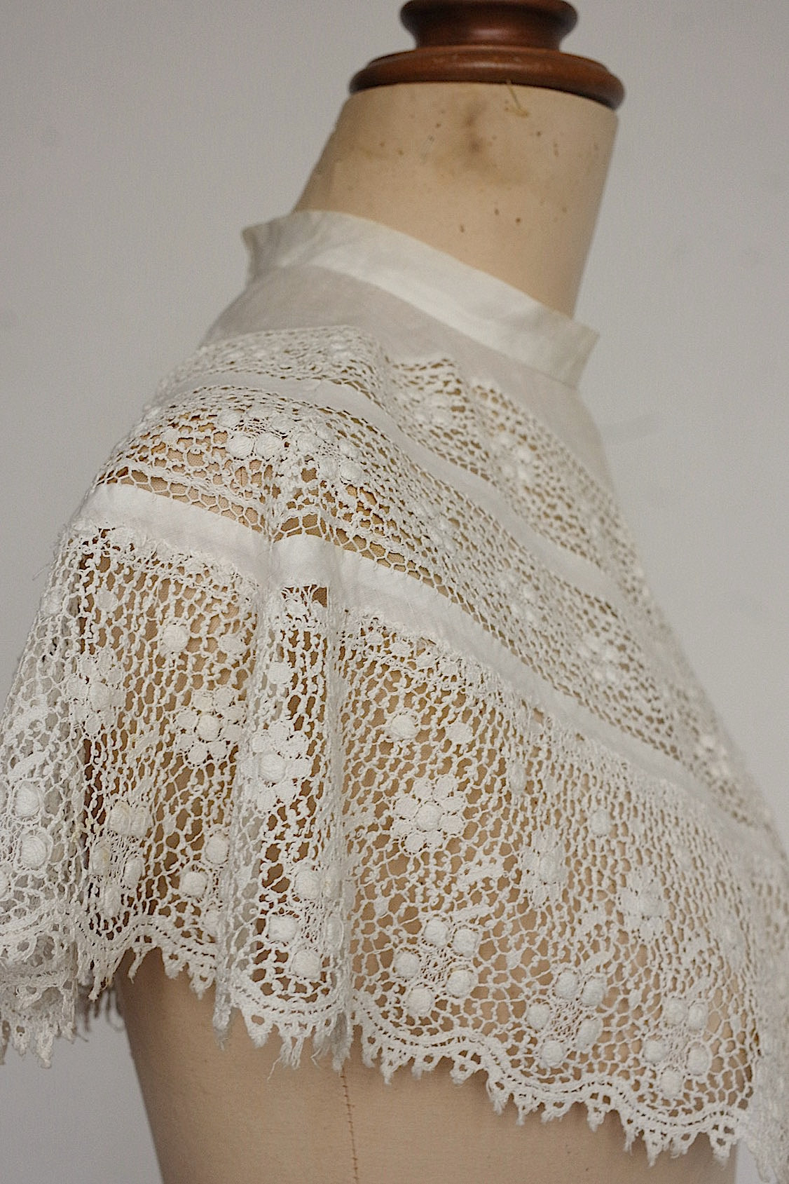 アンティークレーク襟　dentelle anciennne 　antique Detachable collar　4