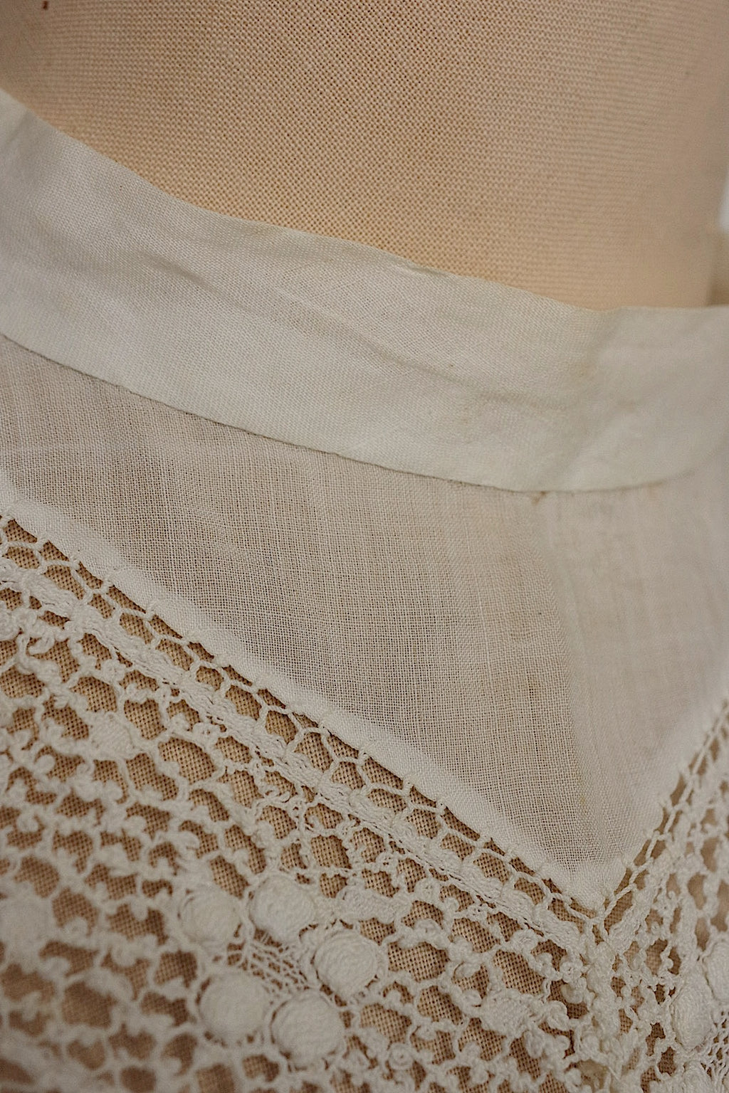 アンティークレーク襟　dentelle anciennne 　antique Detachable collar　4