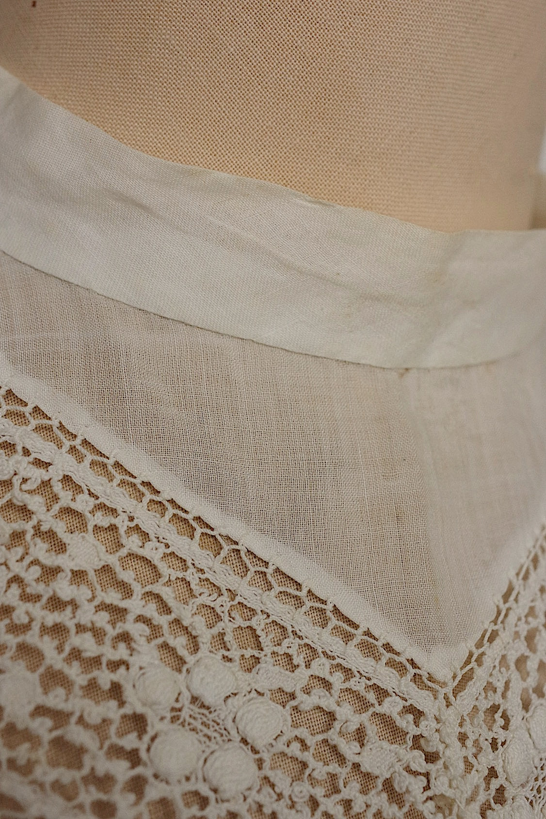 アンティークレーク襟　dentelle anciennne 　antique Detachable collar　4