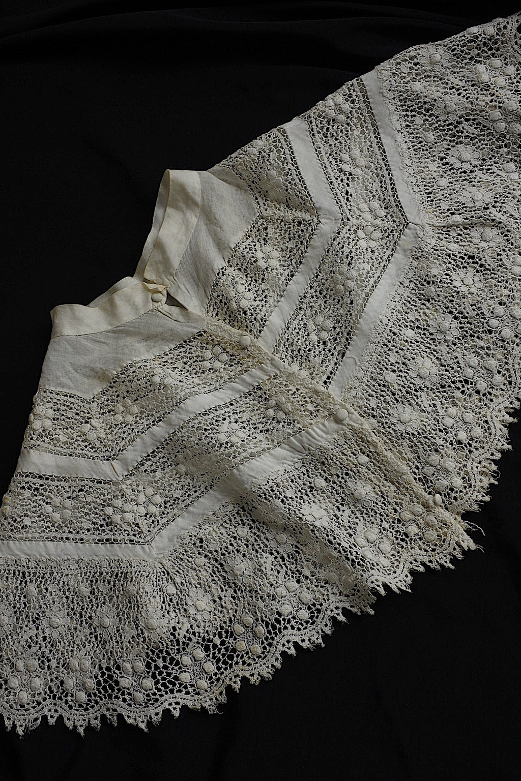 アンティークレーク襟　dentelle anciennne 　antique Detachable collar　4