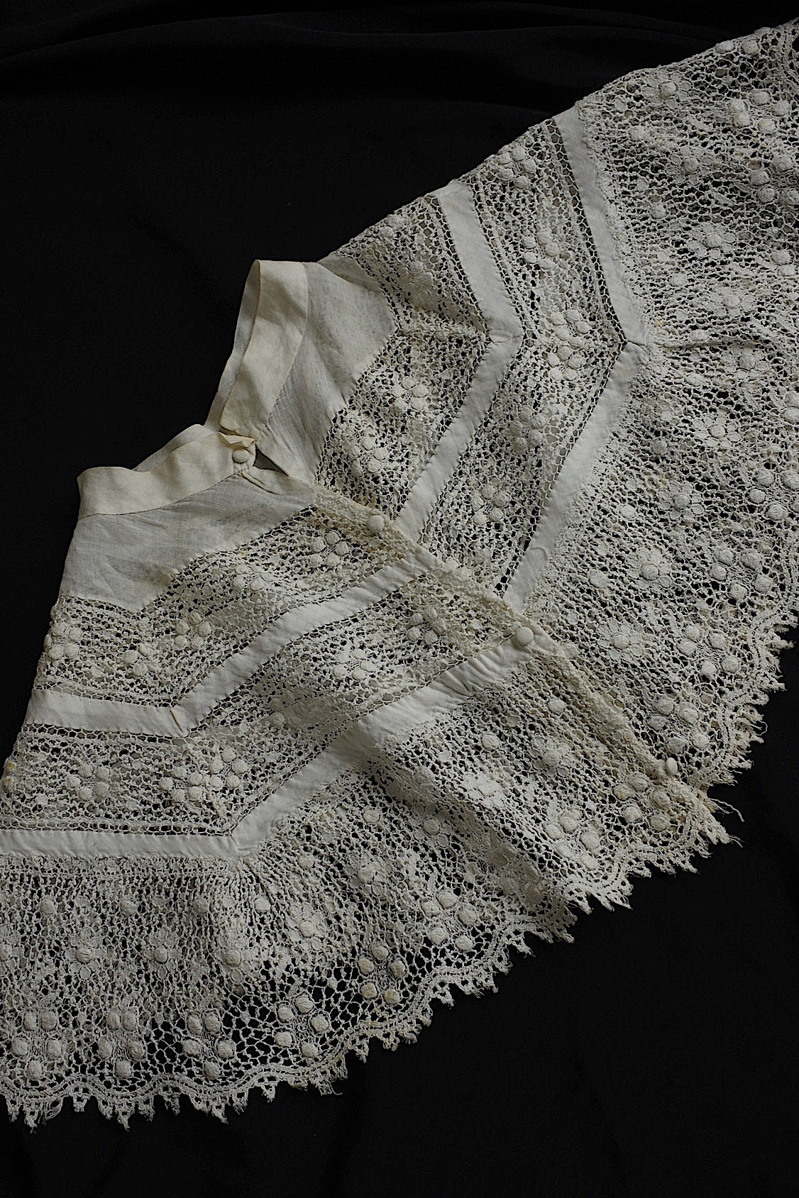 アンティークレーク襟　dentelle anciennne 　antique Detachable collar　4