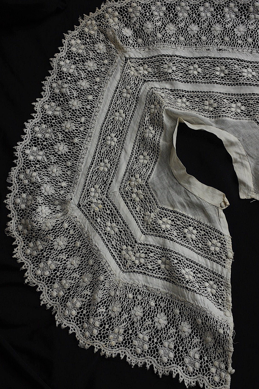 アンティークレーク襟　dentelle anciennne 　antique Detachable collar　4