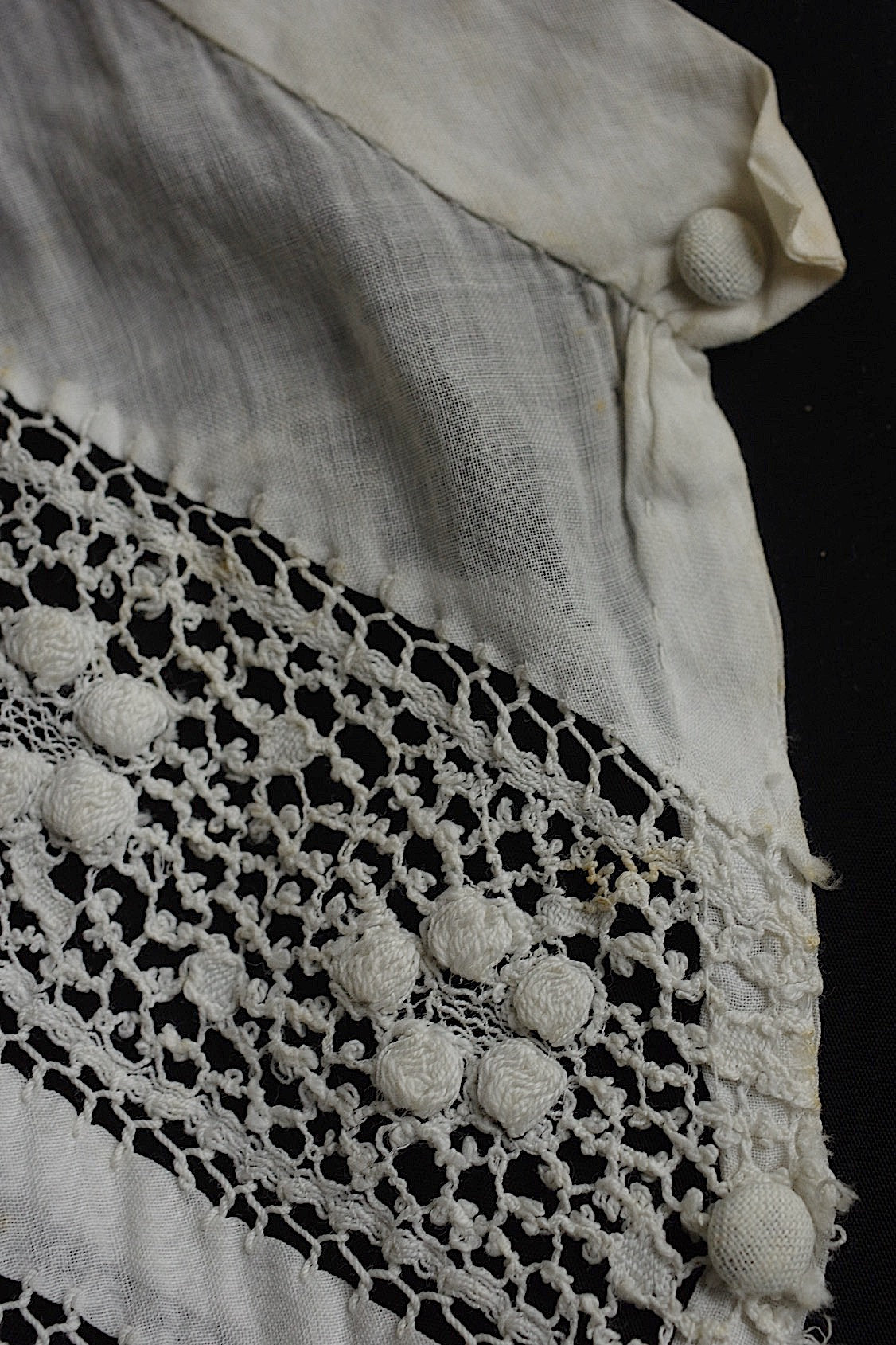アンティークレーク襟　dentelle anciennne 　antique Detachable collar　4
