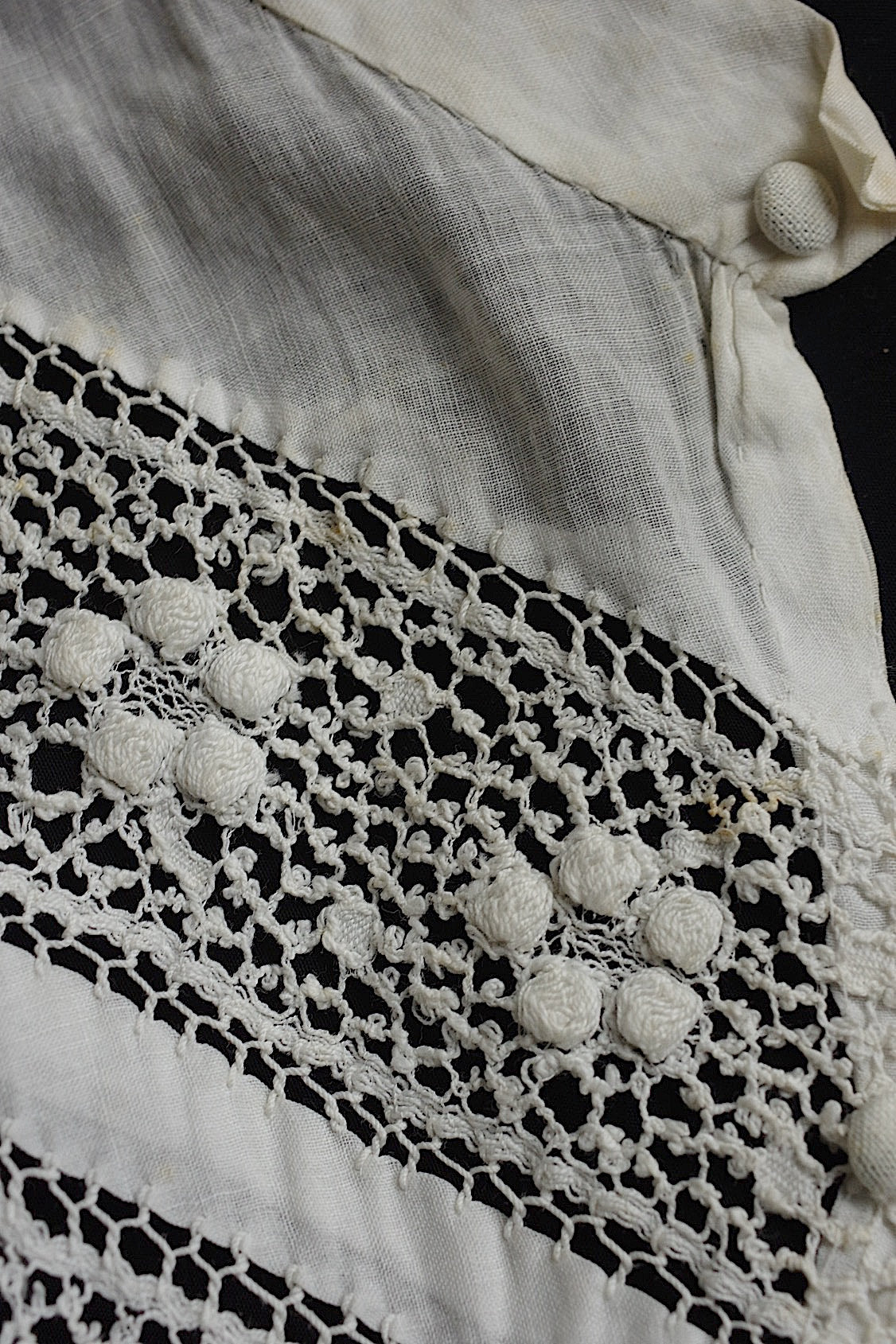 アンティークレーク襟　dentelle anciennne 　antique Detachable collar　4