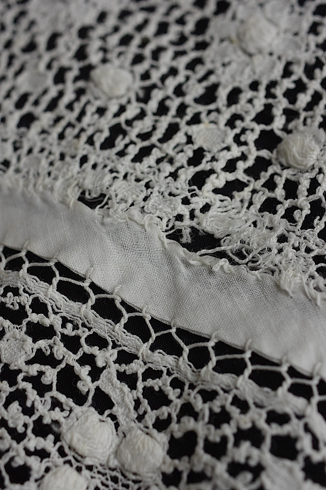 アンティークレーク襟　dentelle anciennne 　antique Detachable collar　4