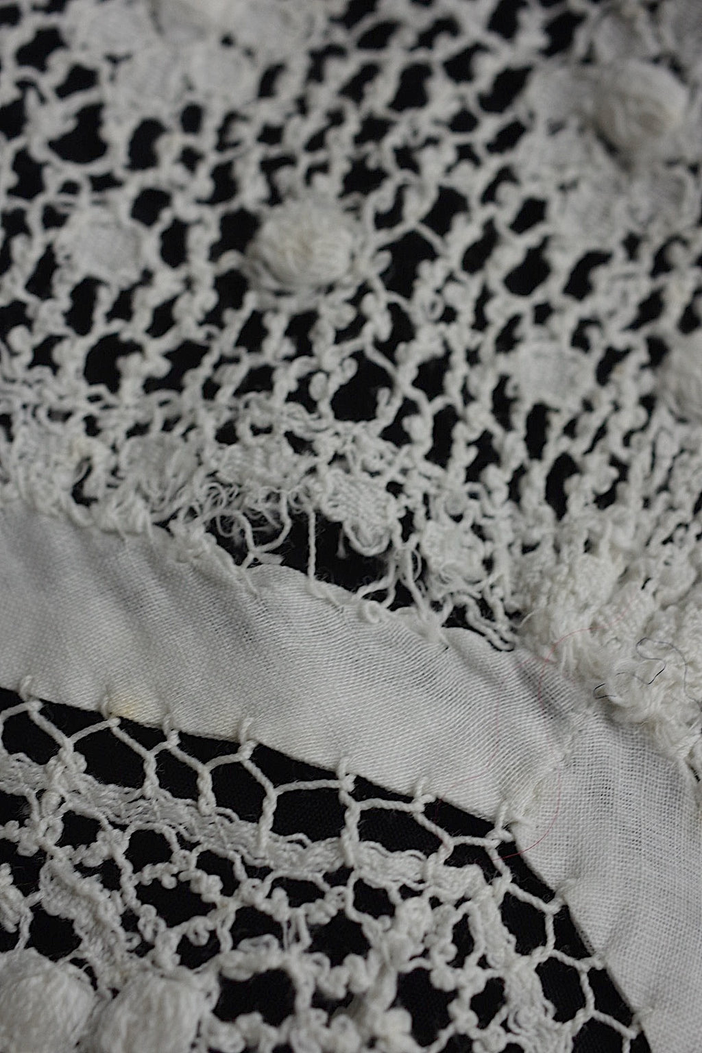 アンティークレーク襟　dentelle anciennne 　antique Detachable collar　4