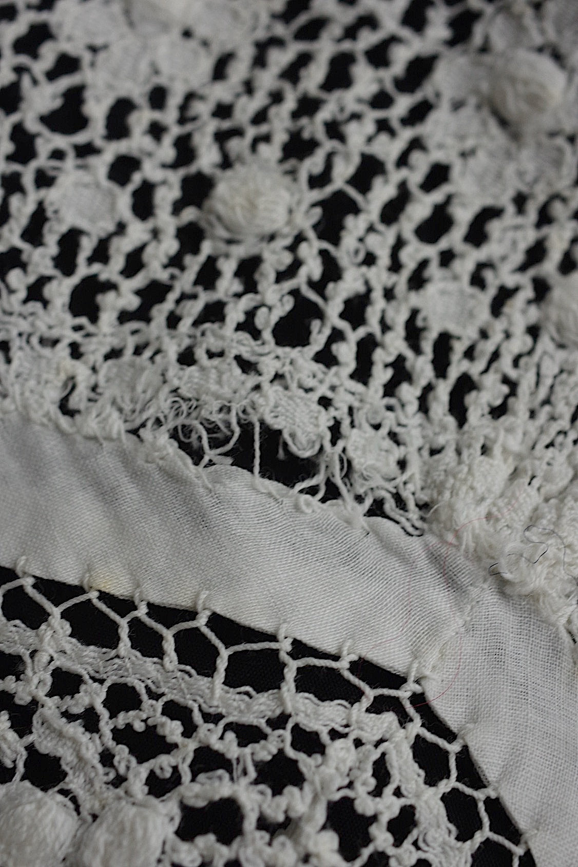 アンティークレーク襟　dentelle anciennne 　antique Detachable collar　4