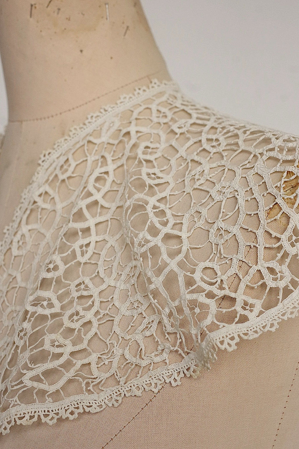 アンティークレーク襟　dentelle anciennne 　antique Detachable collar　5