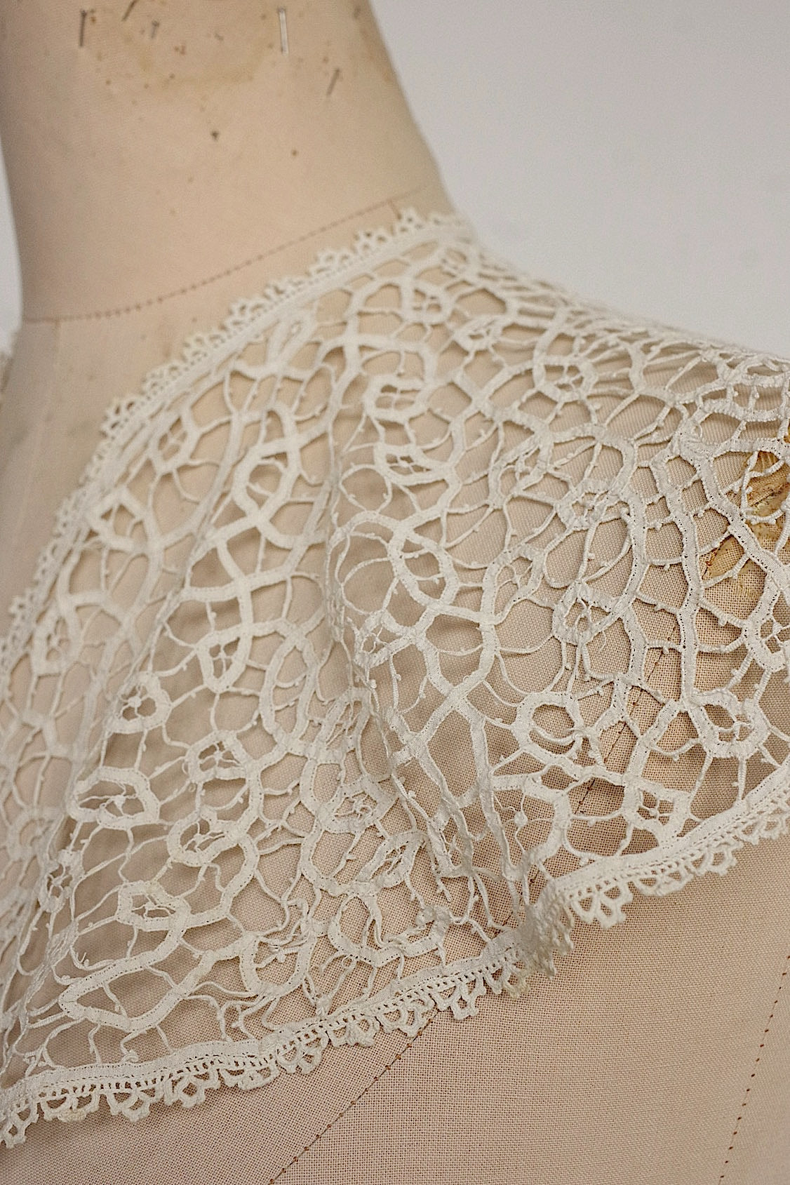 アンティークレーク襟　dentelle anciennne 　antique Detachable collar　5