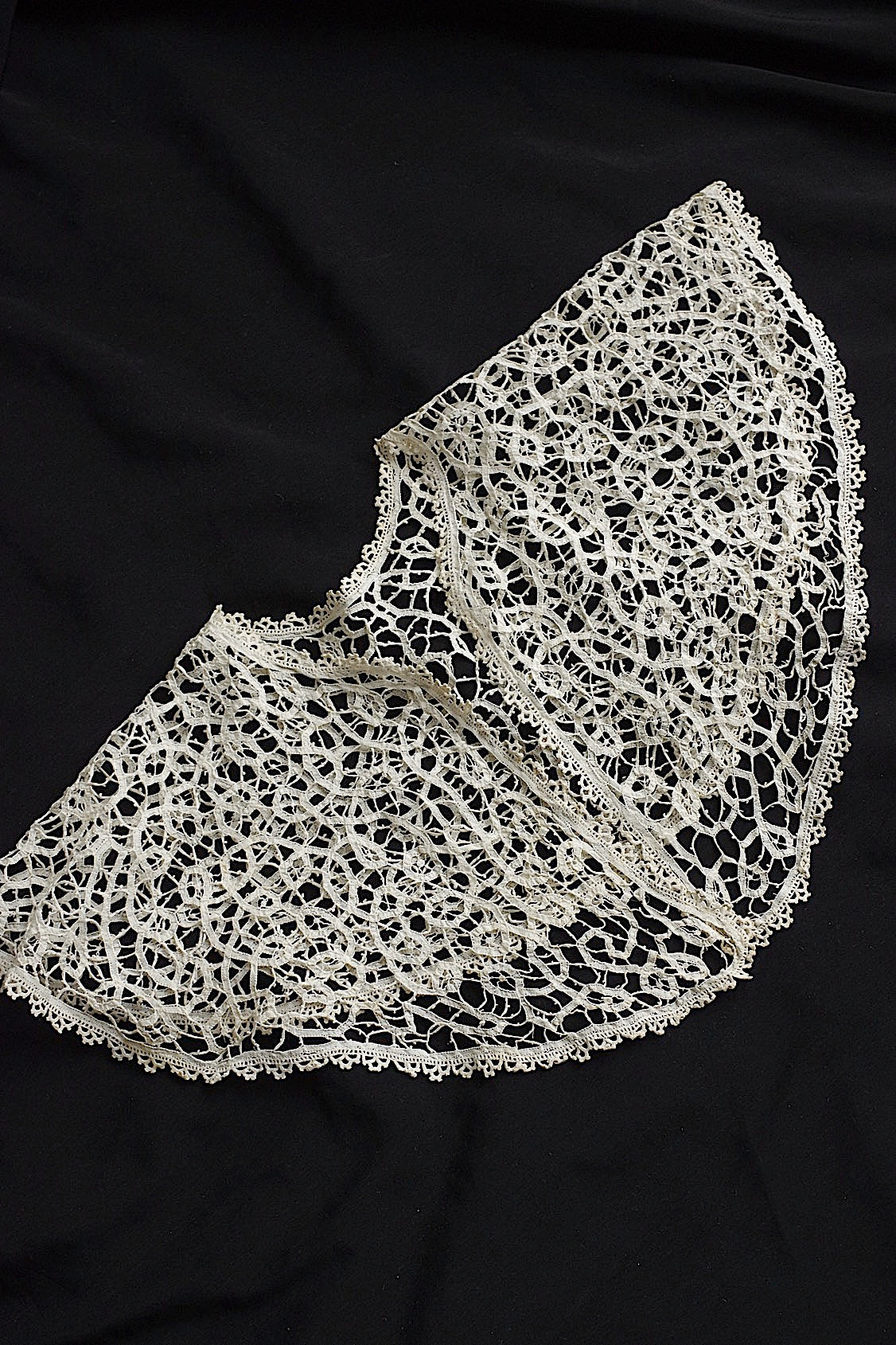 アンティークレーク襟　dentelle anciennne 　antique Detachable collar　5