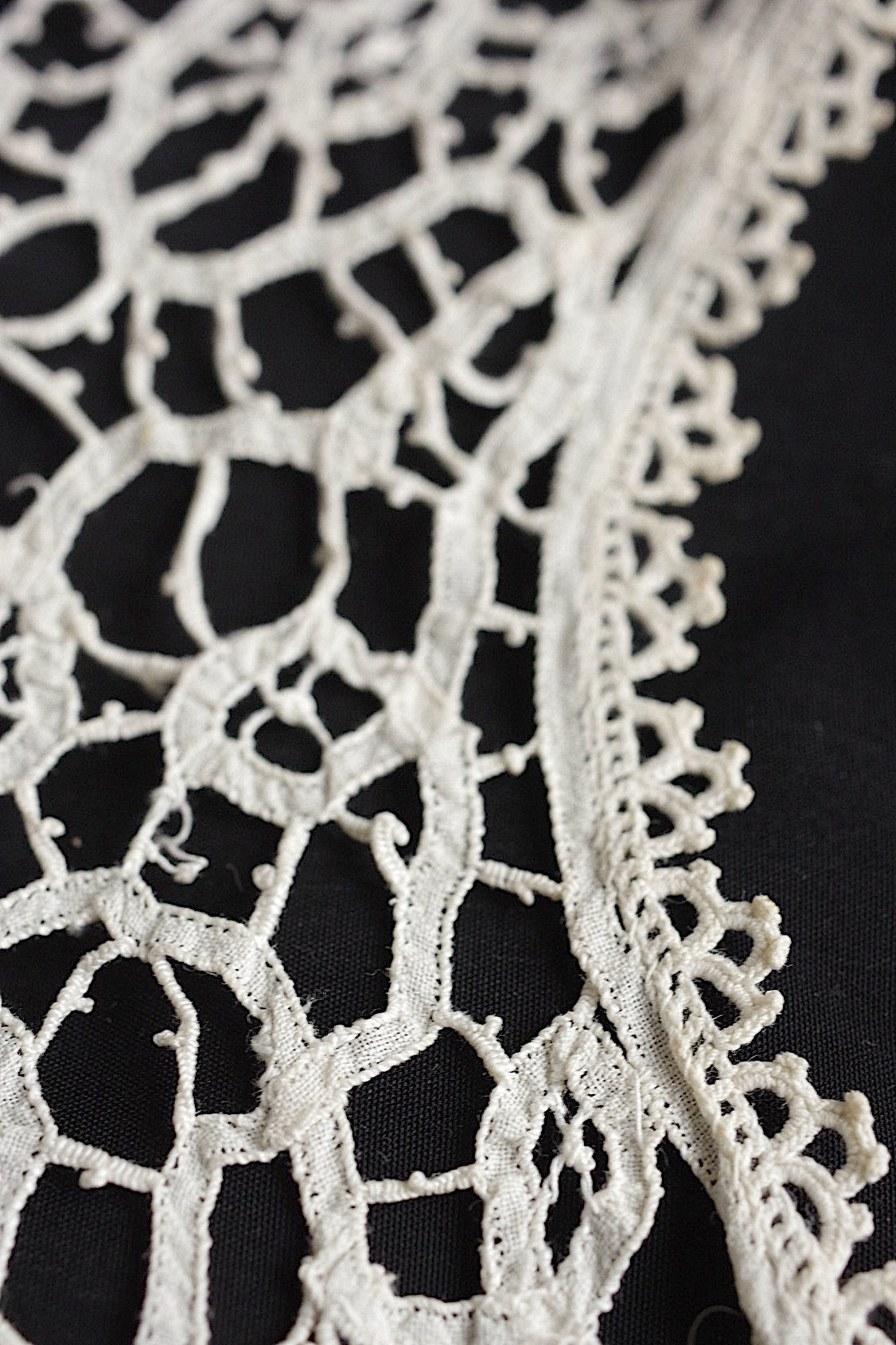 アンティークレーク襟　dentelle anciennne 　antique Detachable collar　5