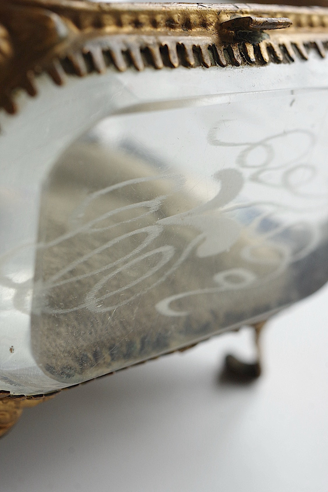 アンティークガラスケース　boiteantique