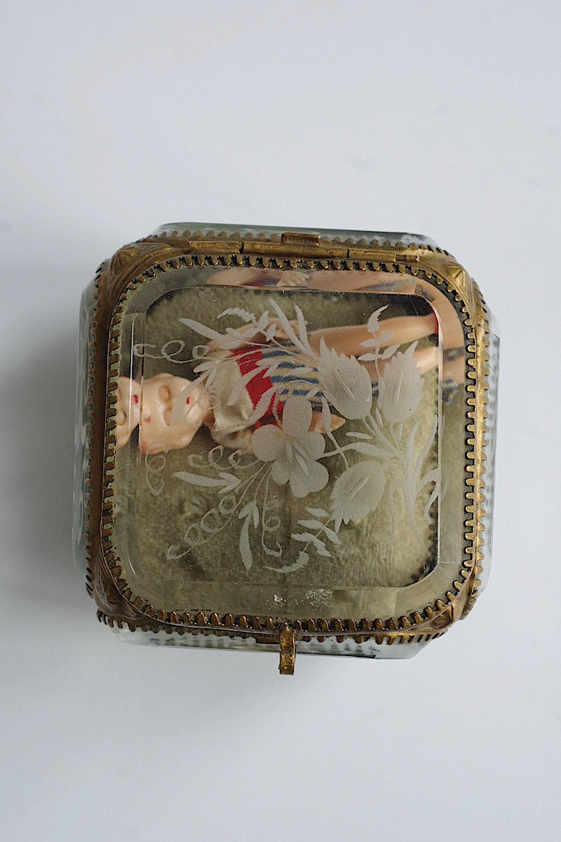アンティークガラスケース　boiteantique