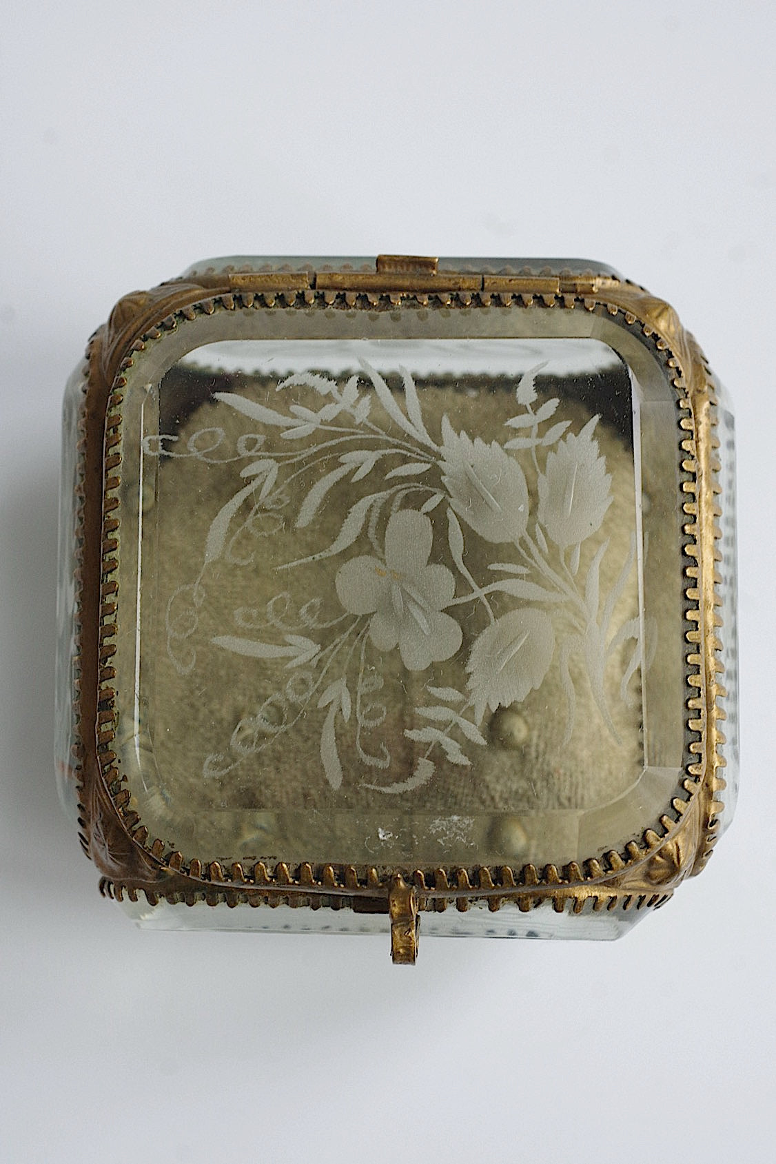 アンティークガラスケース　boiteantique