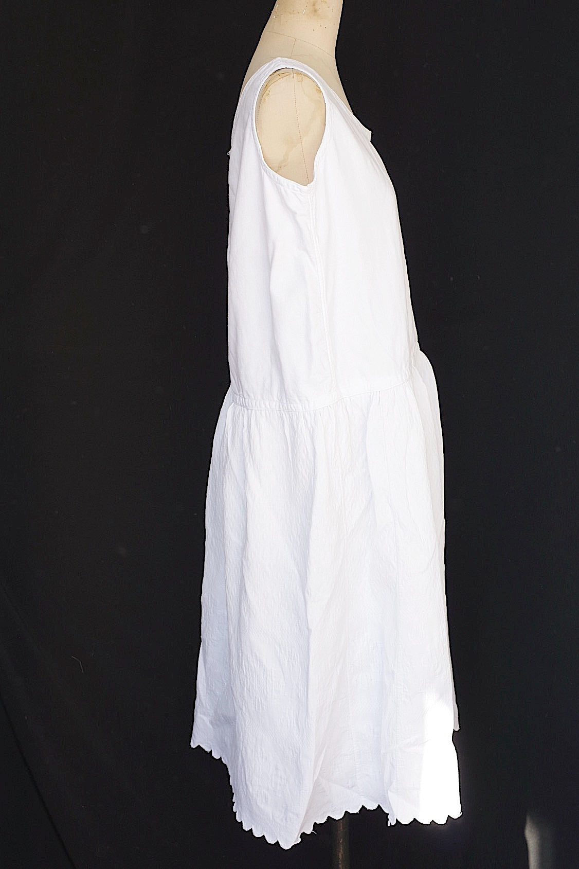 アンティークワンピース　vêtement　antique　コットンランジェリーワンピース2