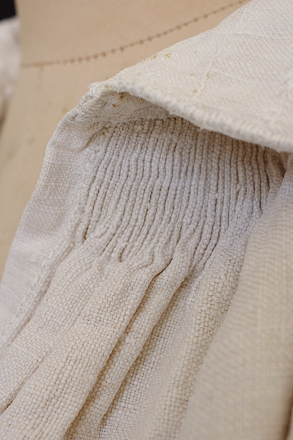 アンティークリネン服　vêtement　antique　リネンシャツ