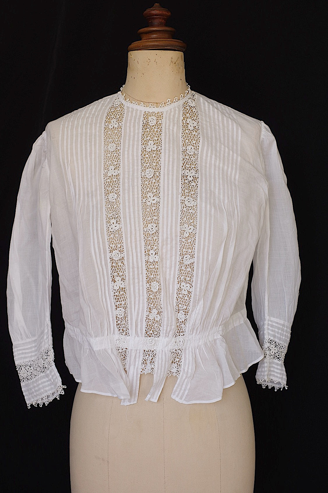 アンティークレースブラウス　vêtement　antiqueblouse　1