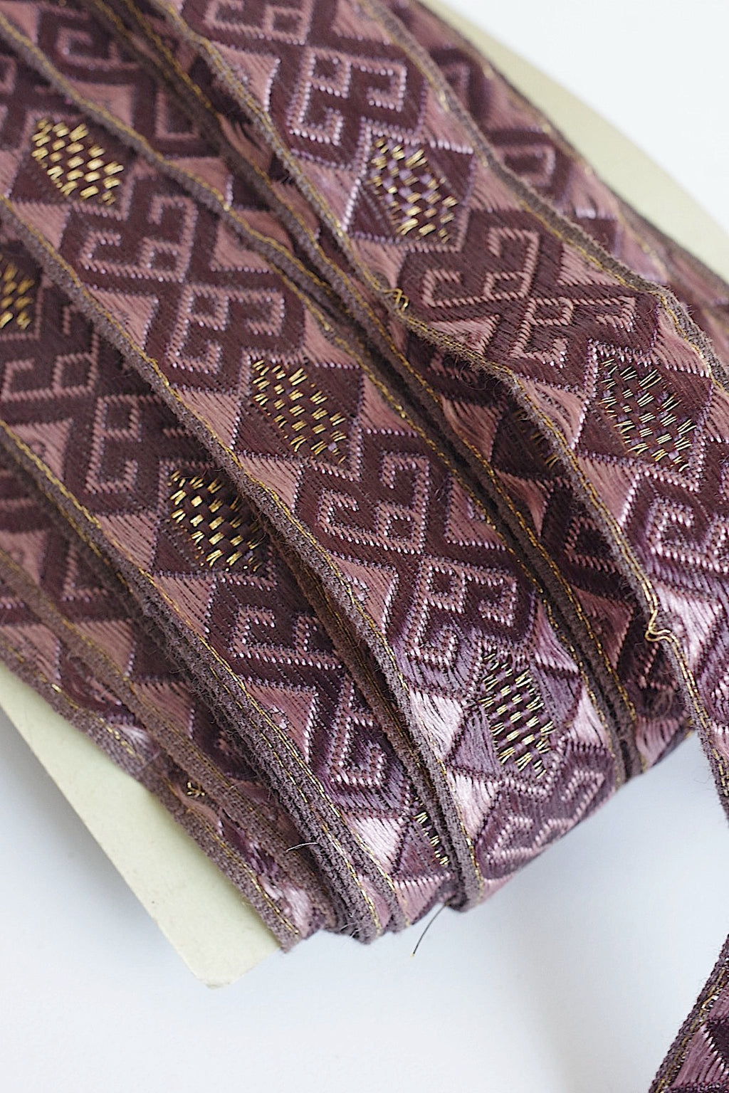 アンティークテープ　mercerie antique ruban パープル