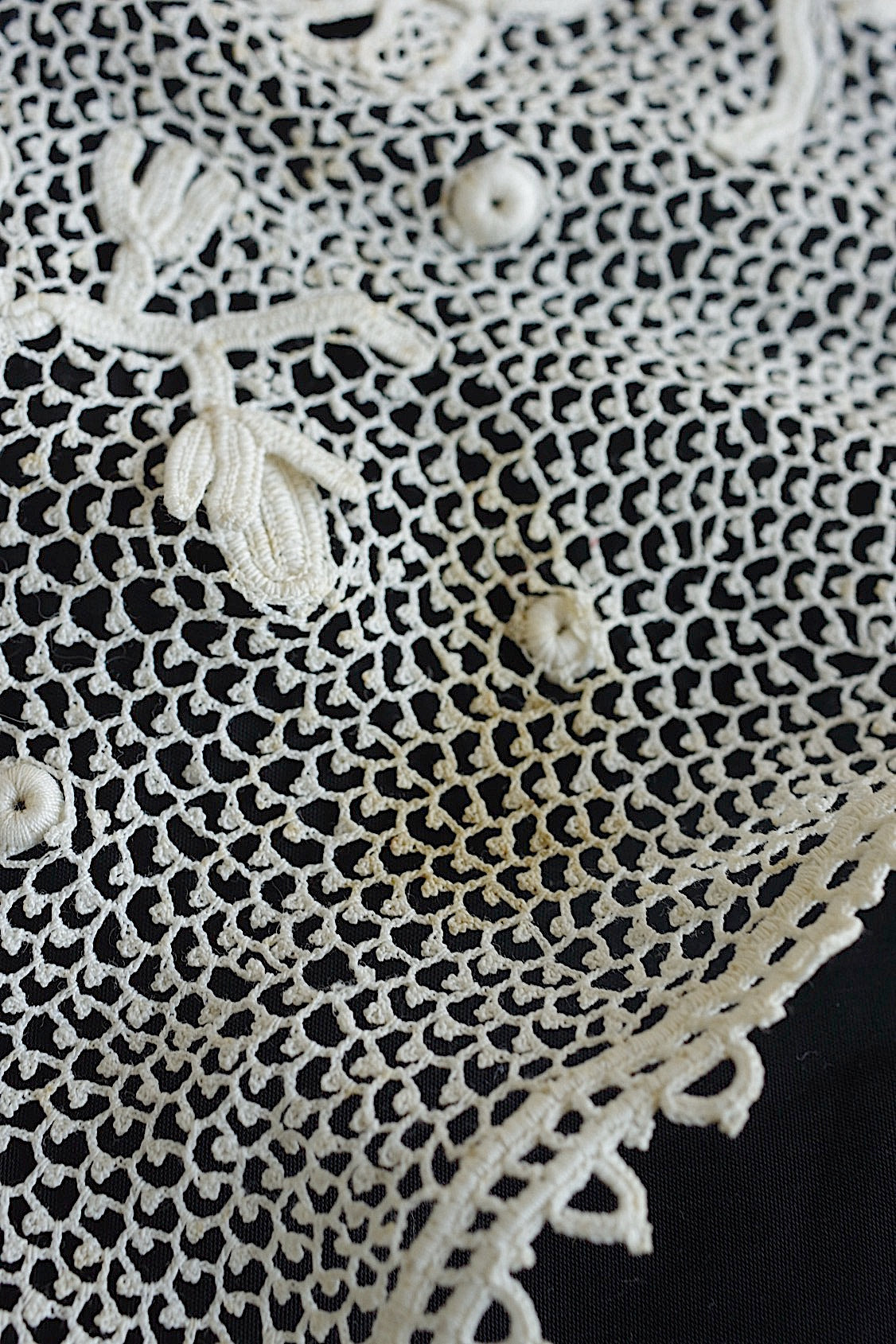 アンティークレーク襟　dentelle anciennne 　antique Detachable collar 1