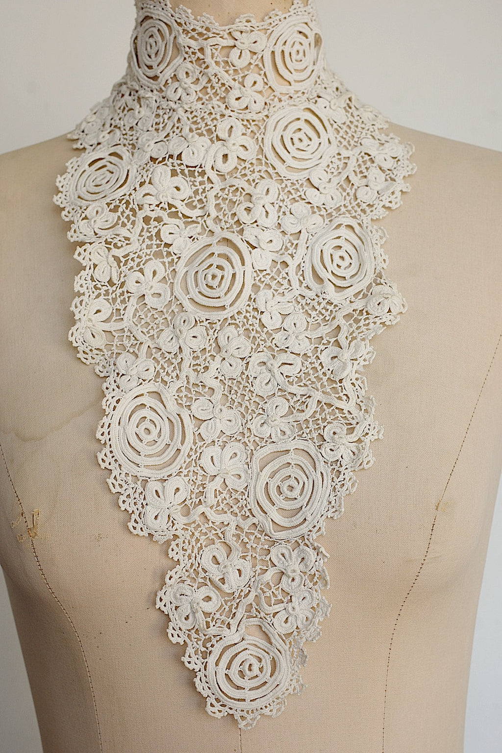 アンティークレーク襟　dentelle anciennne 　antique Detachable collar 2