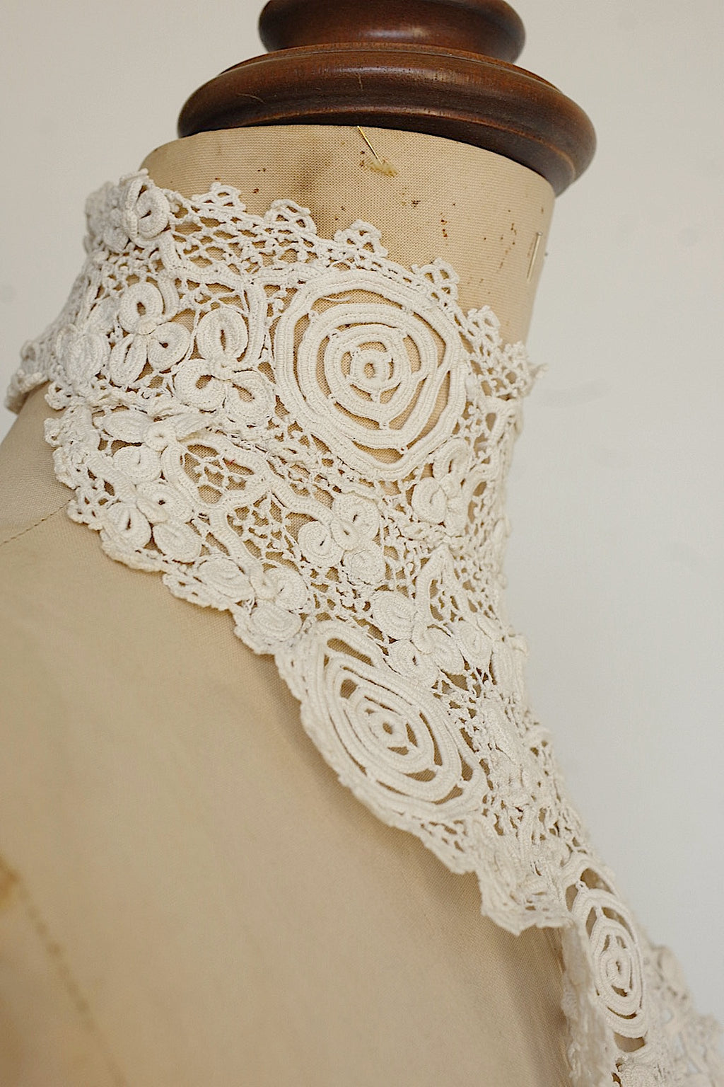 アンティークレーク襟　dentelle anciennne 　antique Detachable collar 2