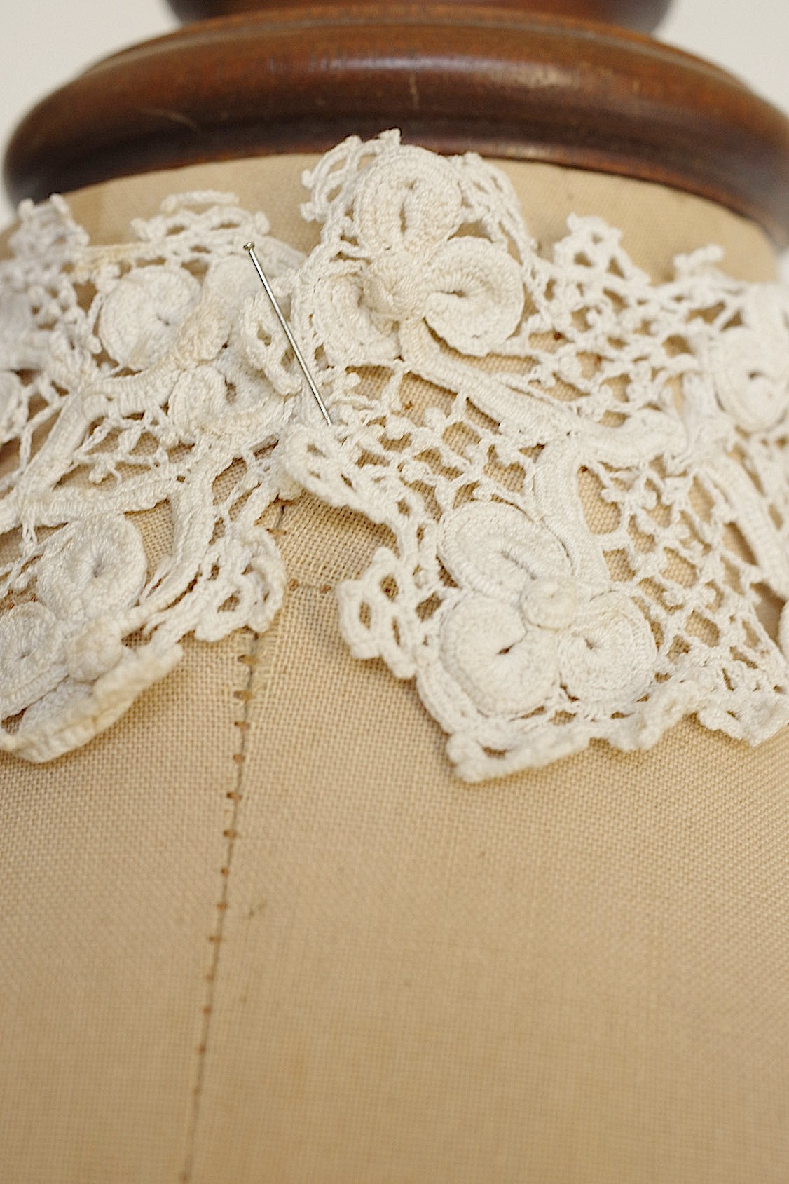 アンティークレーク襟　dentelle anciennne 　antique Detachable collar 2