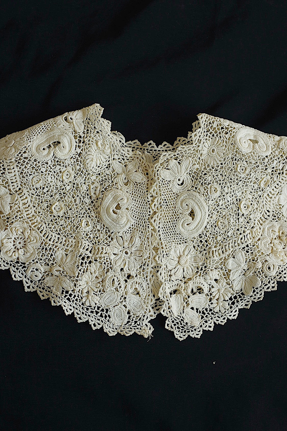 アンティークレーク襟　dentelle anciennne 　antique Detachable collar 3