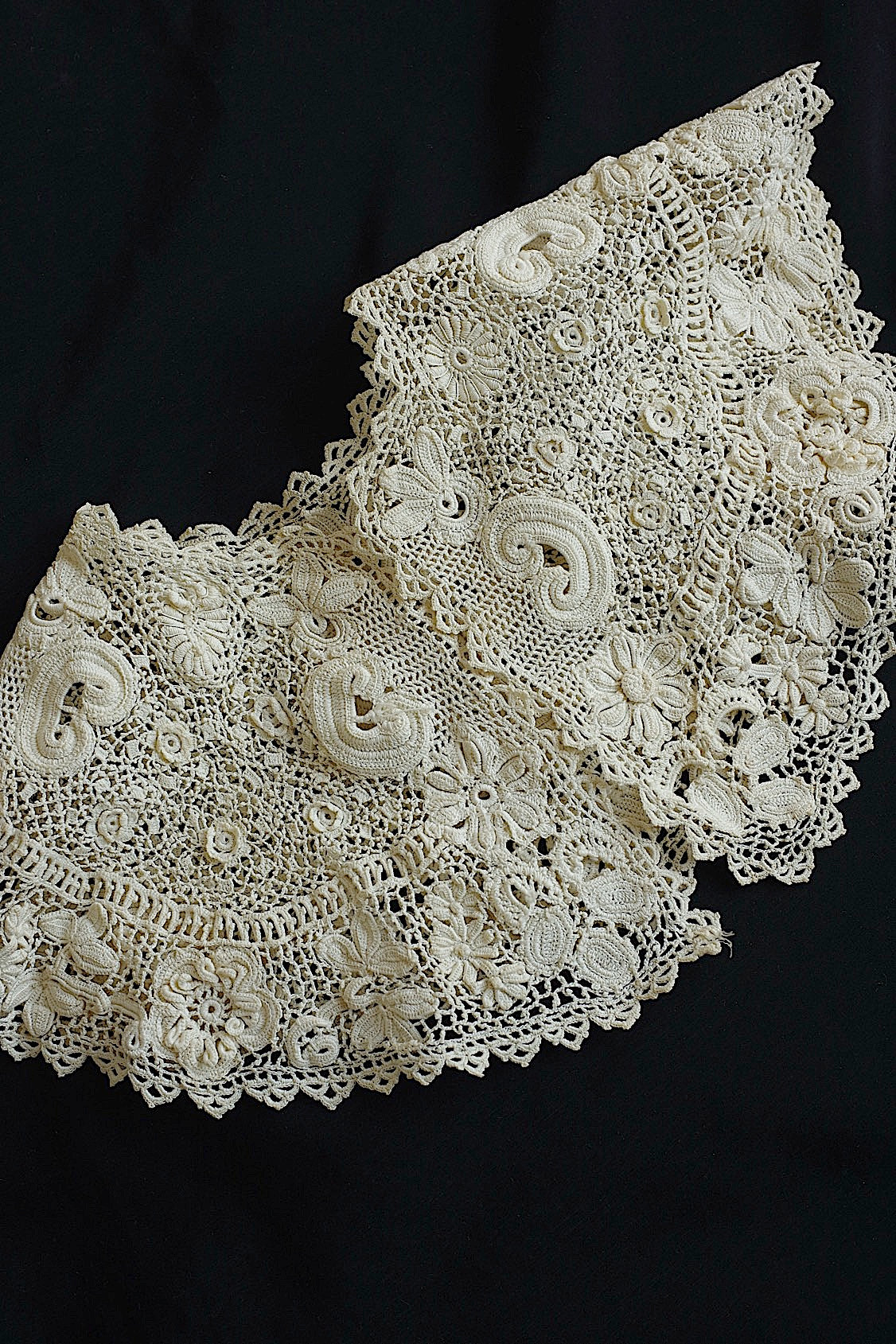 アンティークレーク襟　dentelle anciennne 　antique Detachable collar 3