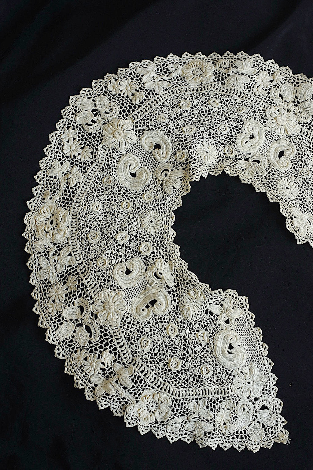 アンティークレーク襟　dentelle anciennne 　antique Detachable collar 3