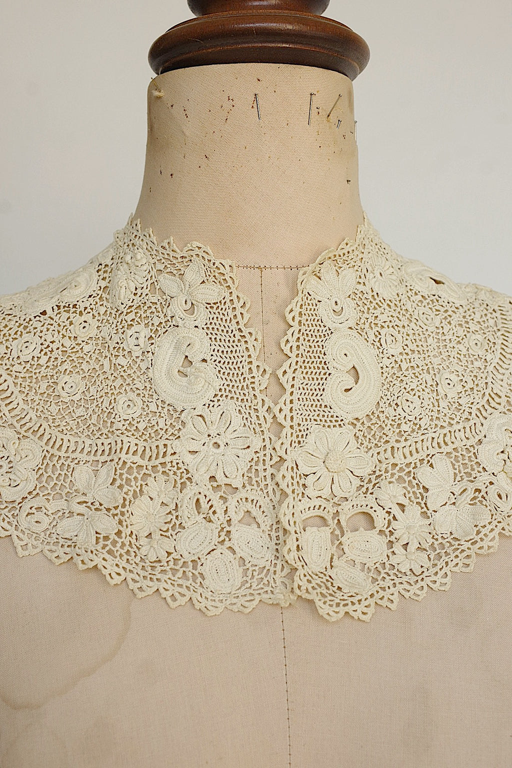 アンティークレーク襟　dentelle anciennne 　antique Detachable collar 3