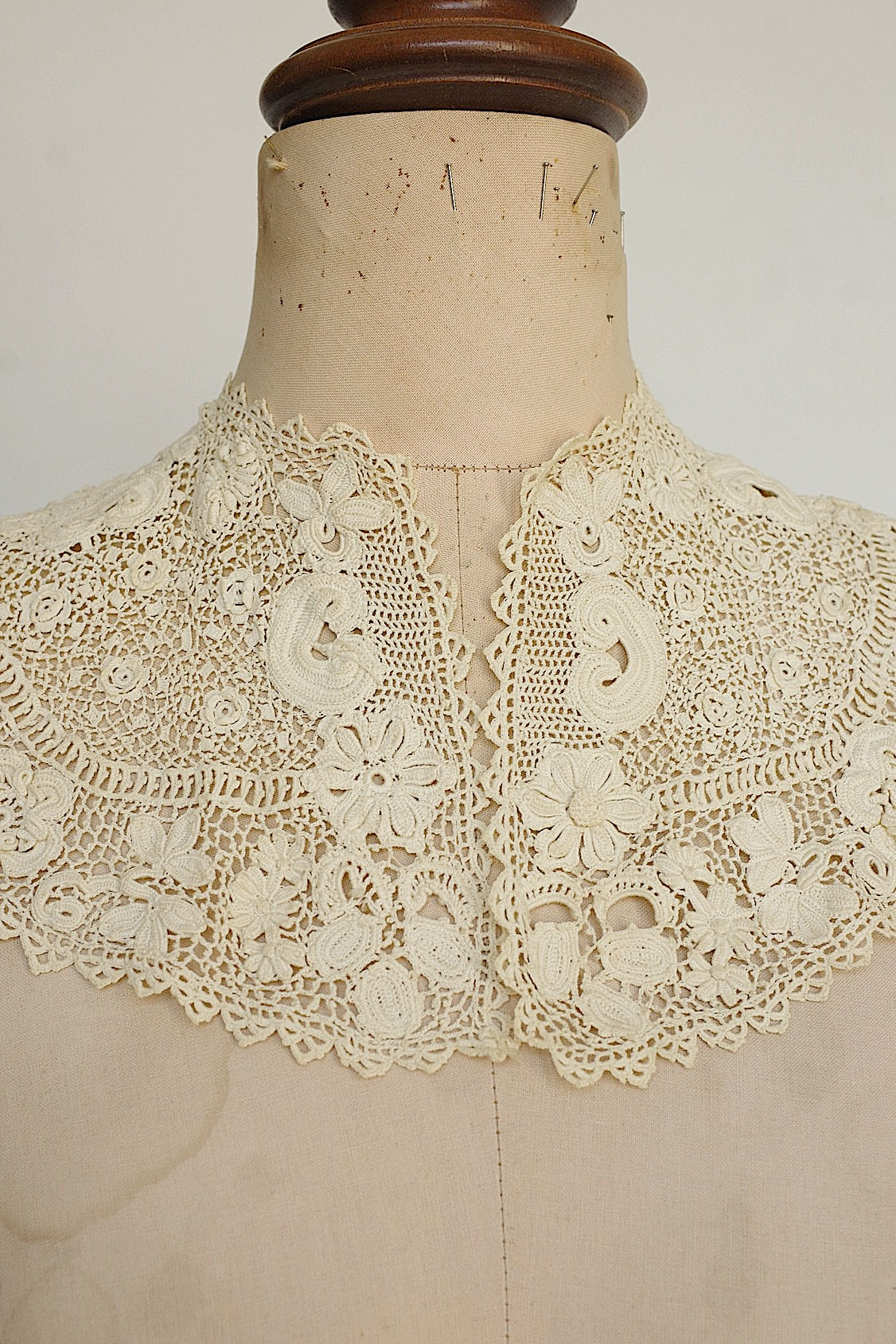 アンティークレーク襟　dentelle anciennne 　antique Detachable collar 3
