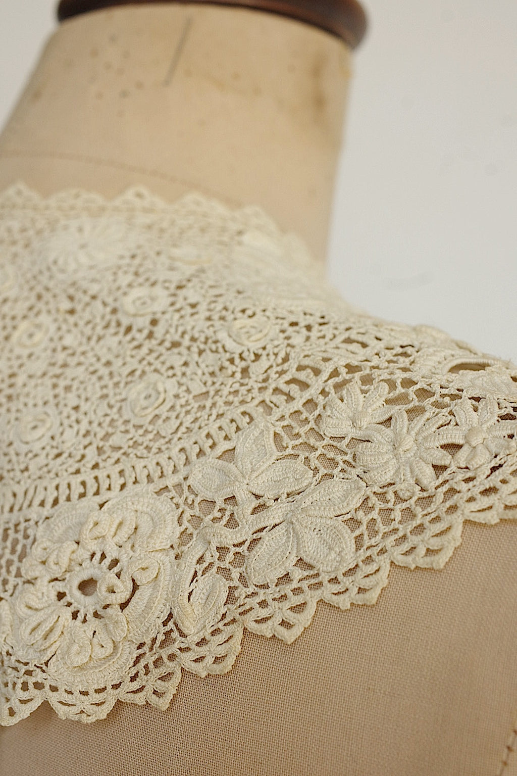 アンティークレーク襟　dentelle anciennne 　antique Detachable collar 3