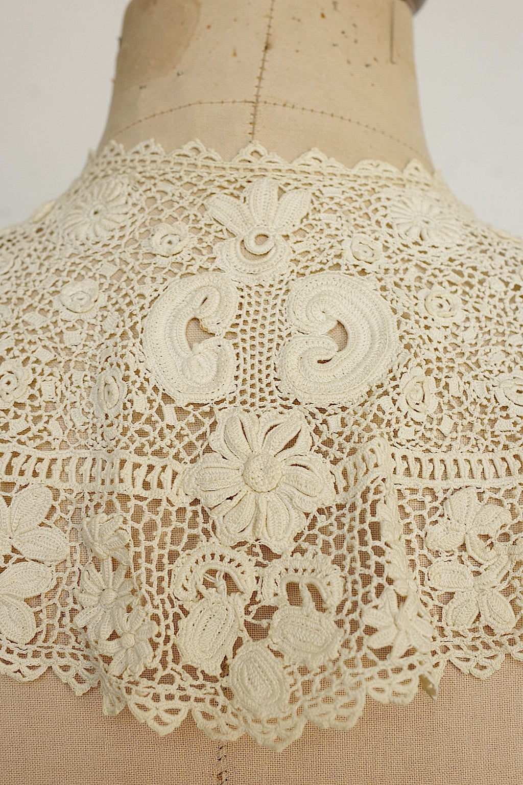 アンティークレーク襟　dentelle anciennne 　antique Detachable collar 3