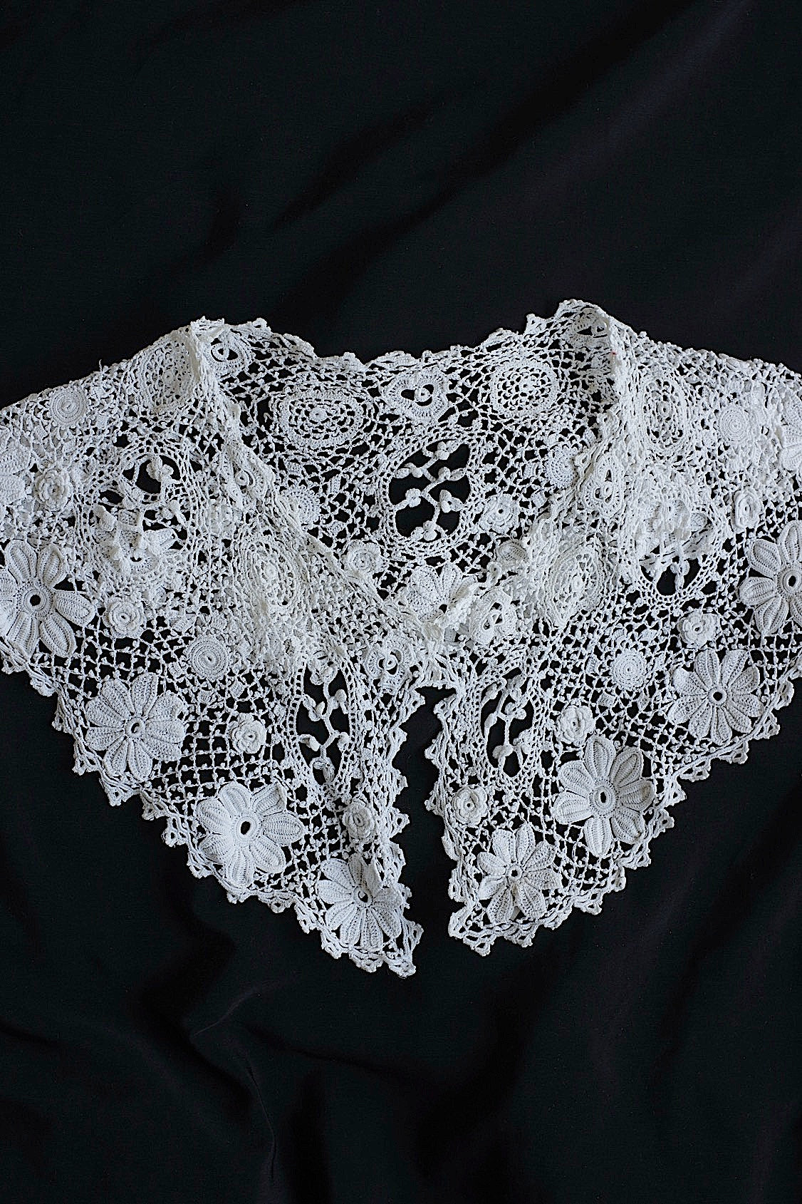 アンティークレーク襟　dentelle anciennne 　antique Detachable collar 4