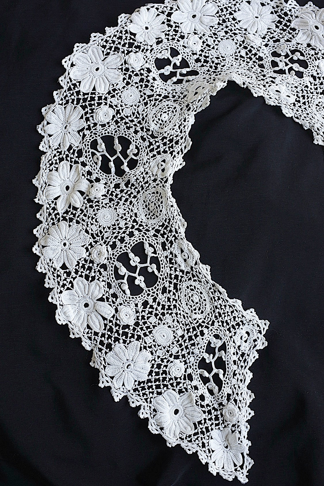 アンティークレーク襟　dentelle anciennne 　antique Detachable collar 4