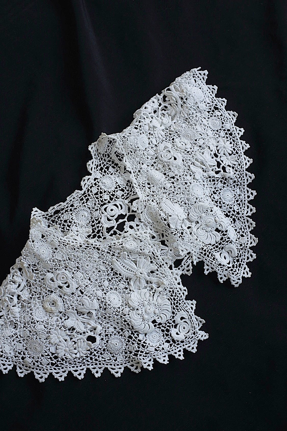 アンティークレーク襟　dentelle anciennne 　antique Detachable collar 5