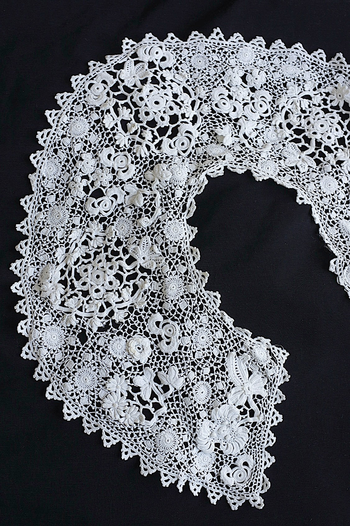 アンティークレーク襟　dentelle anciennne 　antique Detachable collar 5