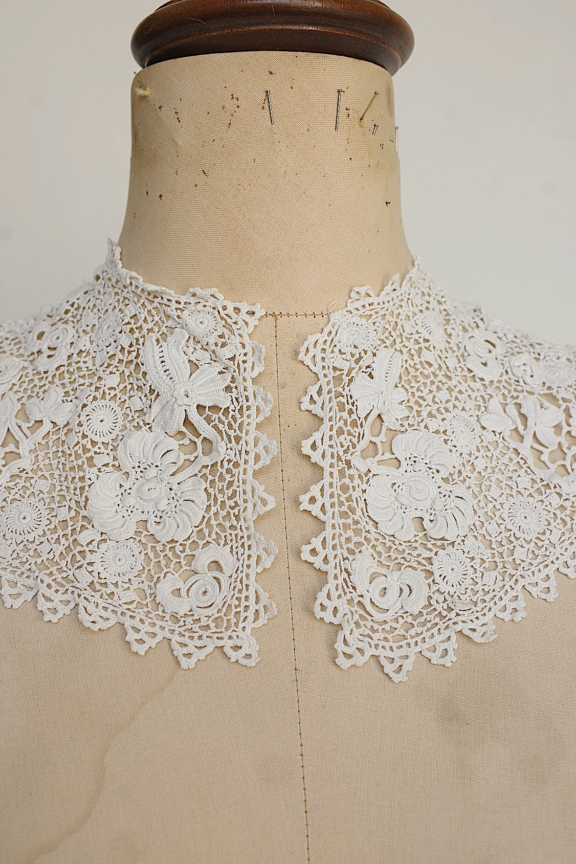 アンティークレーク襟　dentelle anciennne 　antique Detachable collar 5