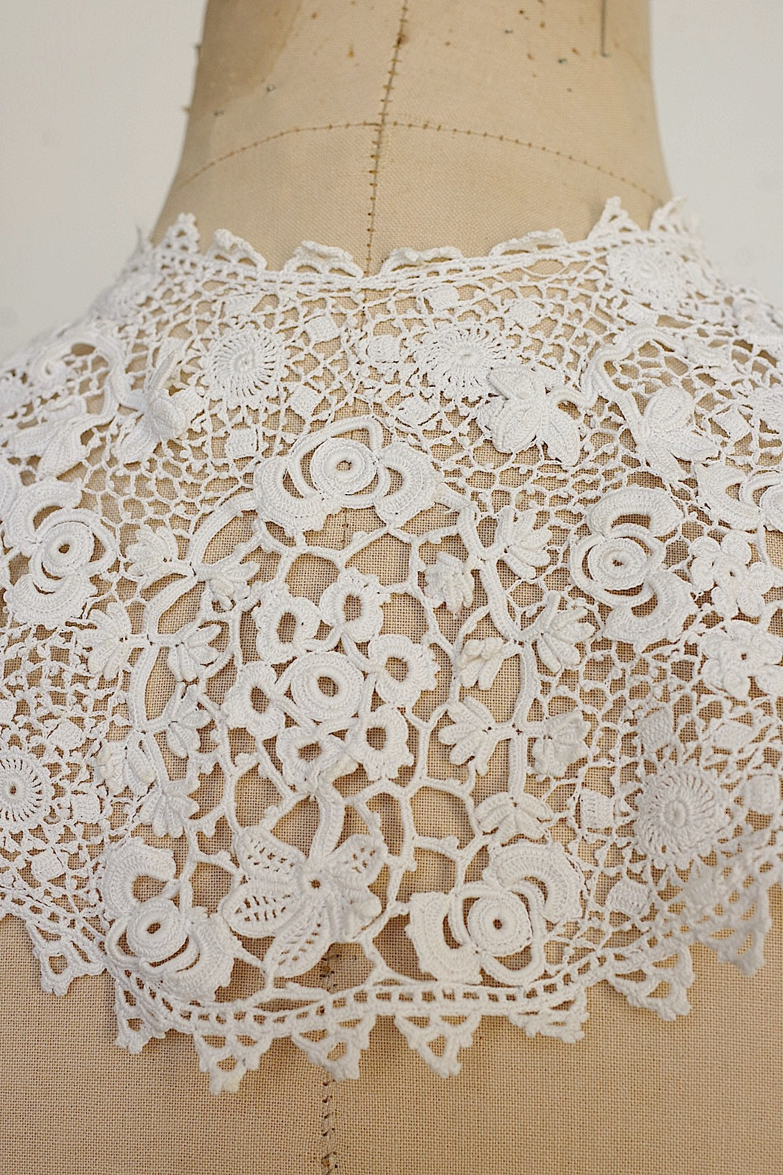 アンティークレーク襟　dentelle anciennne 　antique Detachable collar 5