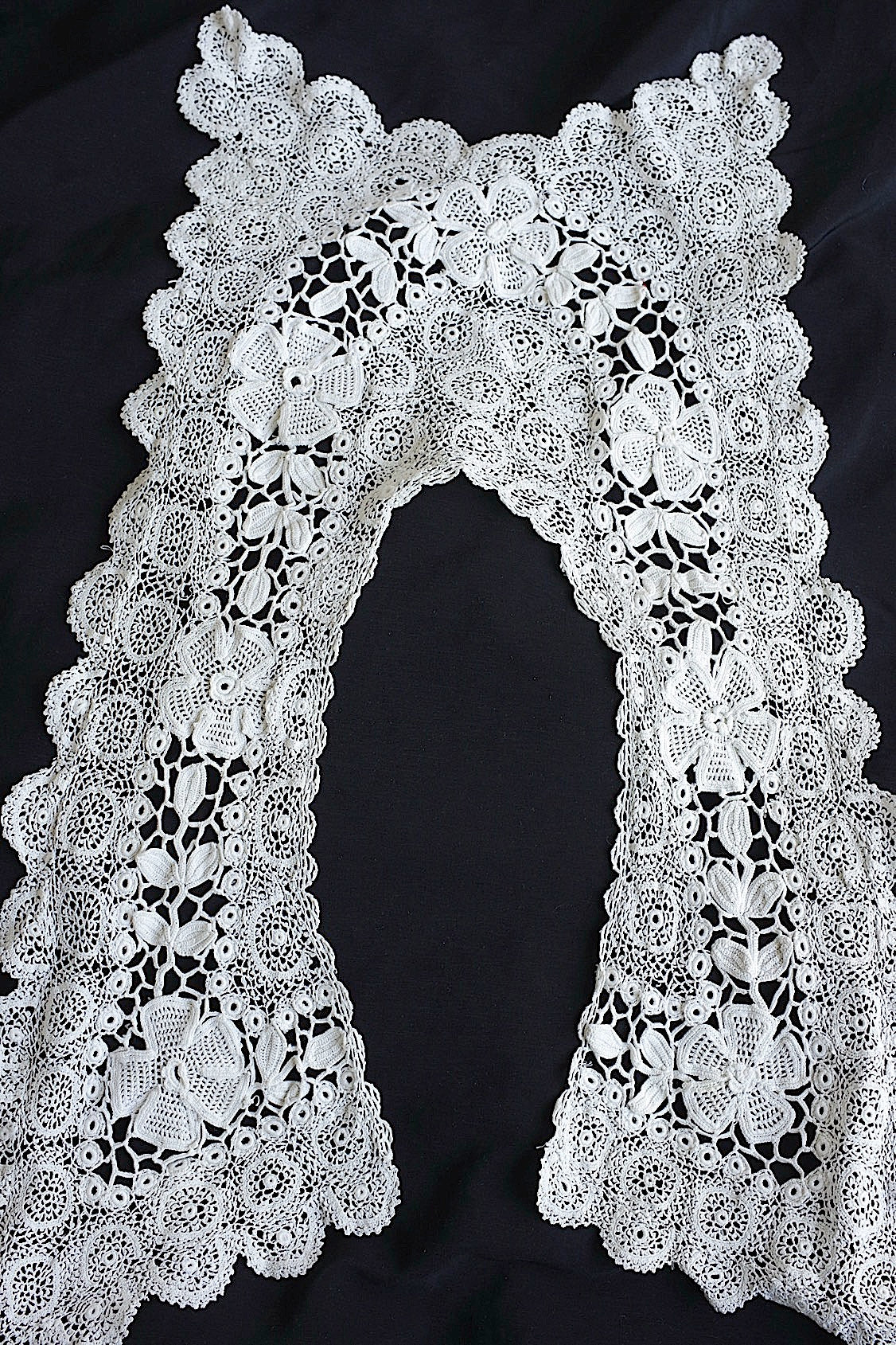 アンティークレーク襟　dentelle anciennne 　antique Detachable collar 6