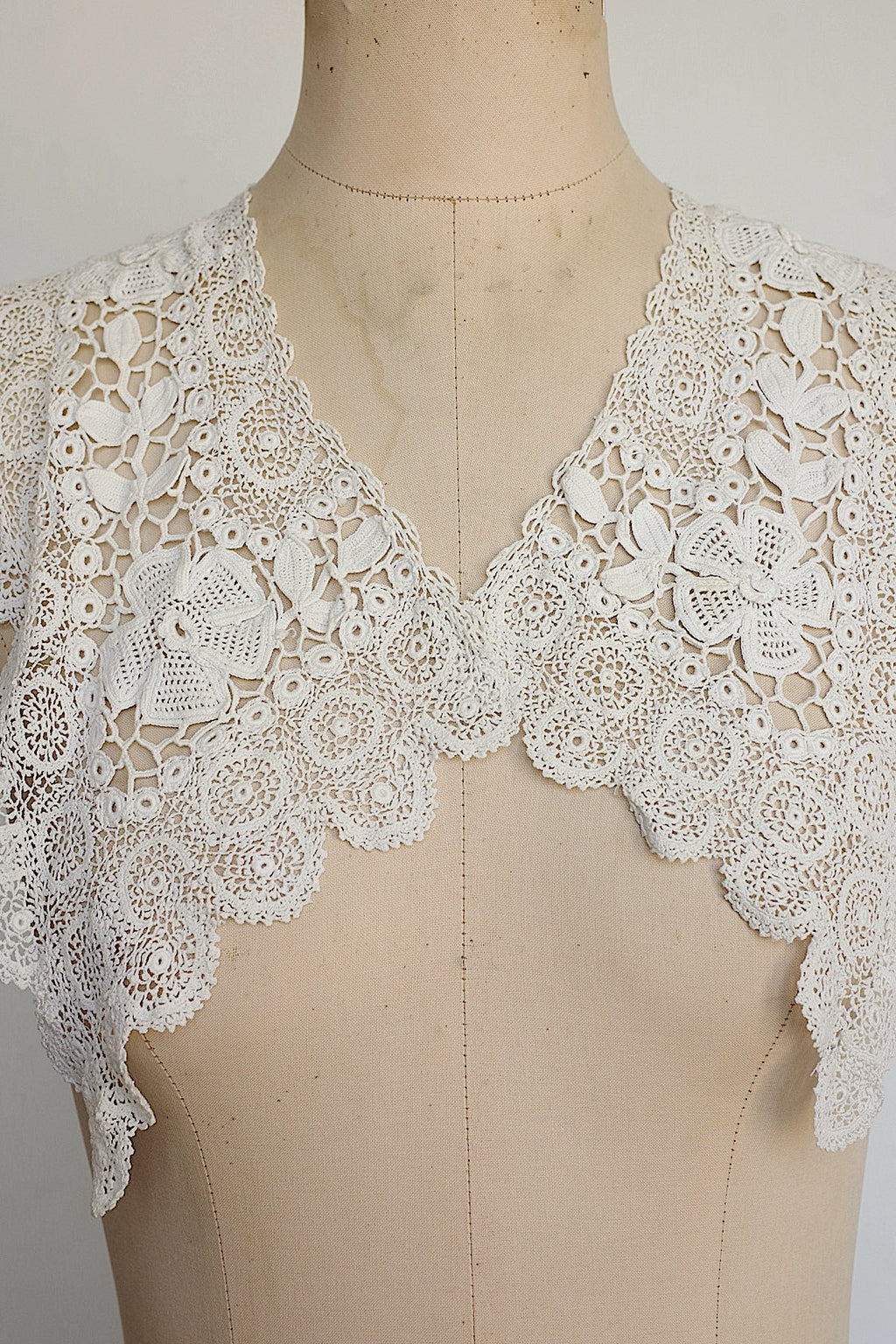 アンティークレーク襟　dentelle anciennne 　antique Detachable collar 6