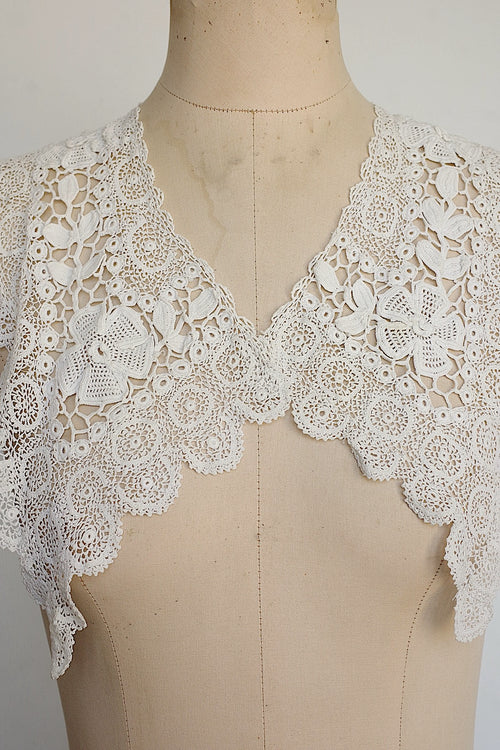 アンティークレーク襟　dentelle anciennne 　antique Detachable collar 6