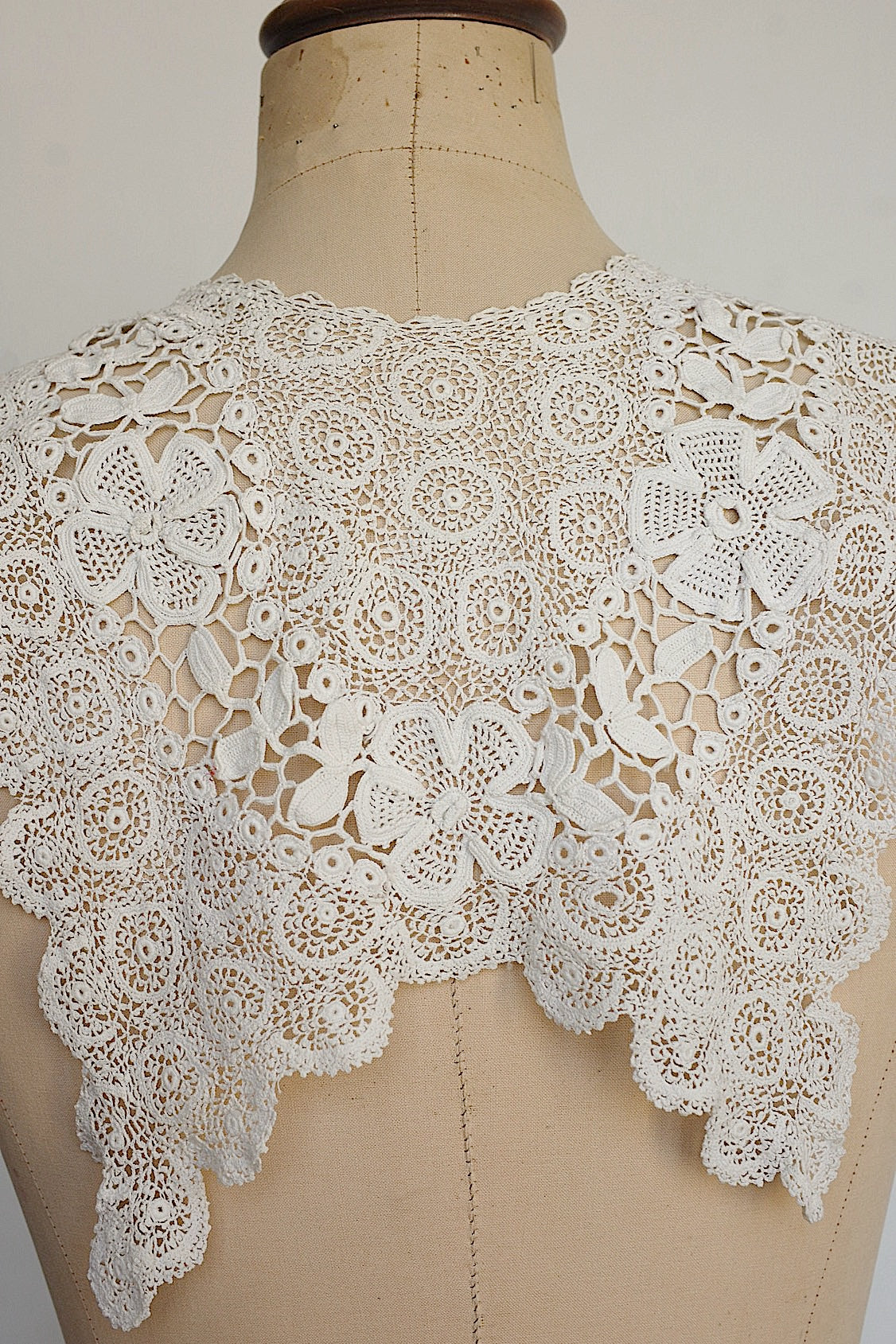 アンティークレーク襟　dentelle anciennne 　antique Detachable collar 6