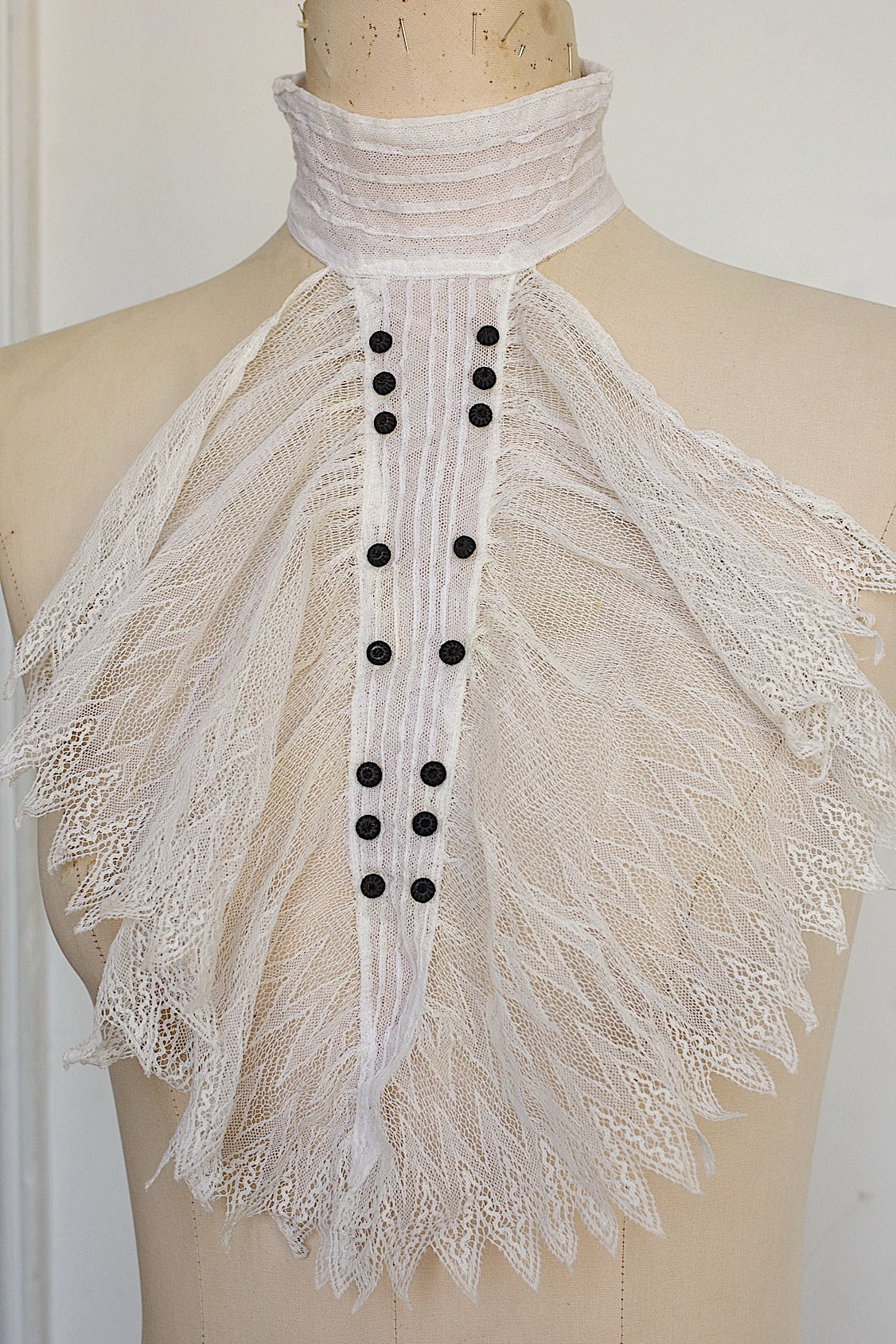 アンティークレーク襟　dentelle anciennne 　antique Detachable collar 7