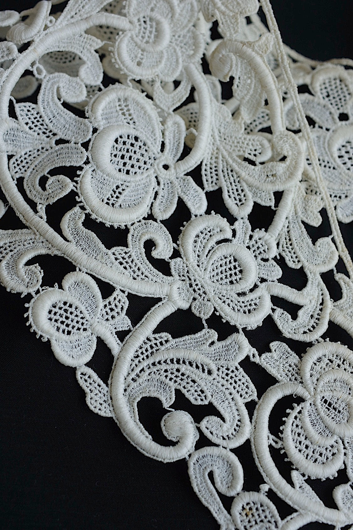 アンティークレーク襟　dentelle anciennne 　antique Detachable collar lots1