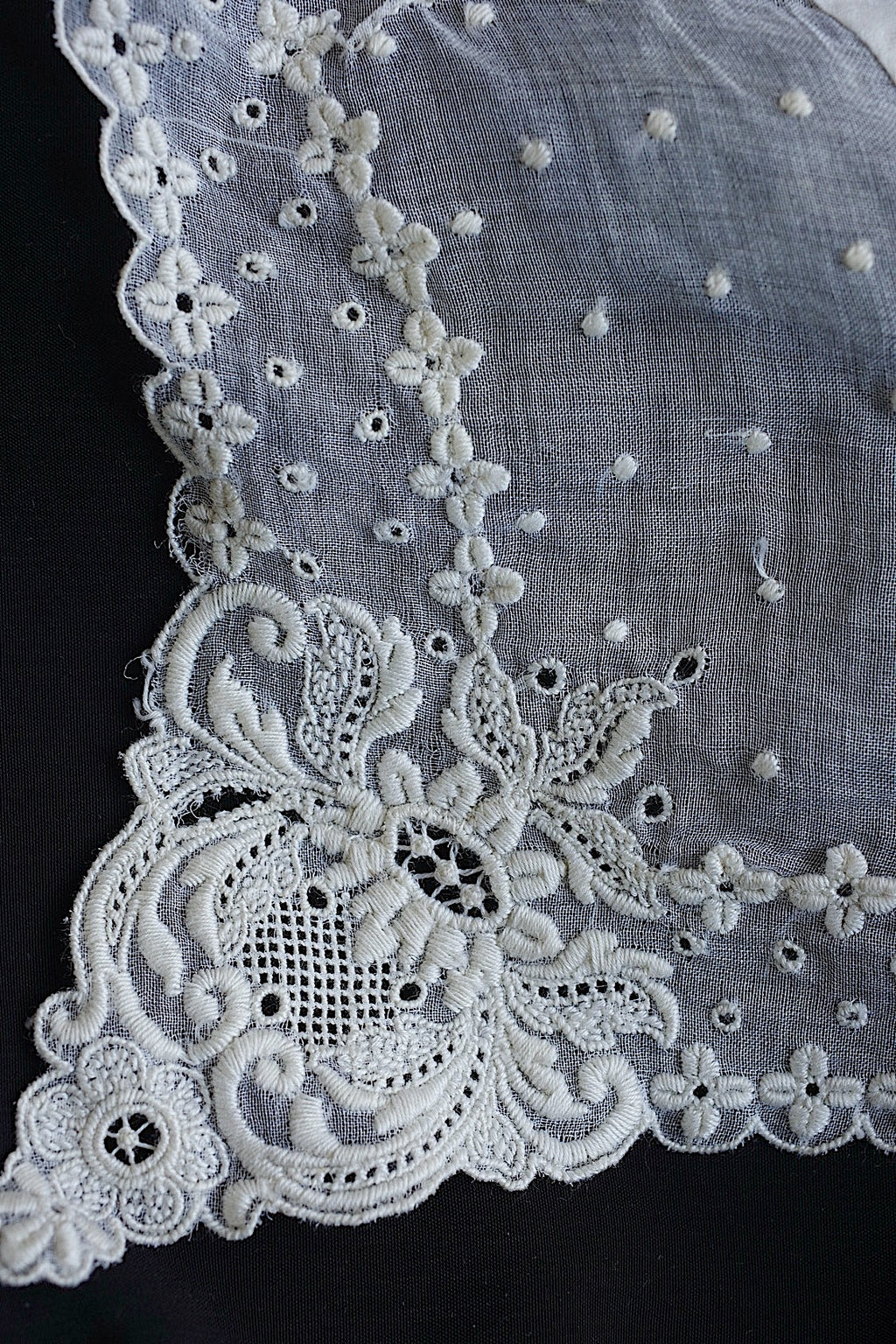 アンティークレーク襟　dentelle anciennne 　antique Detachable collar lots1