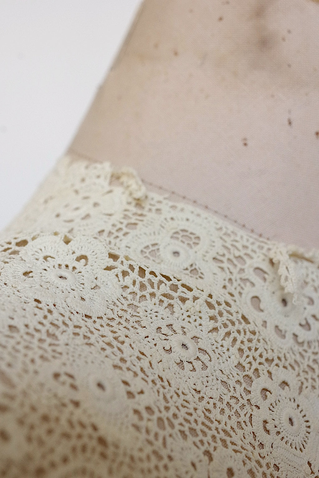 アンティークレース襟　dentelle anciennne クロシェレース襟