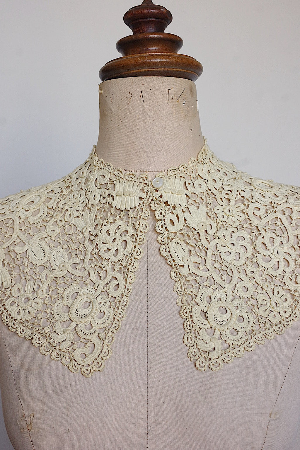 アンティークレース襟　dentelle anciennne ヴィニーズレース襟