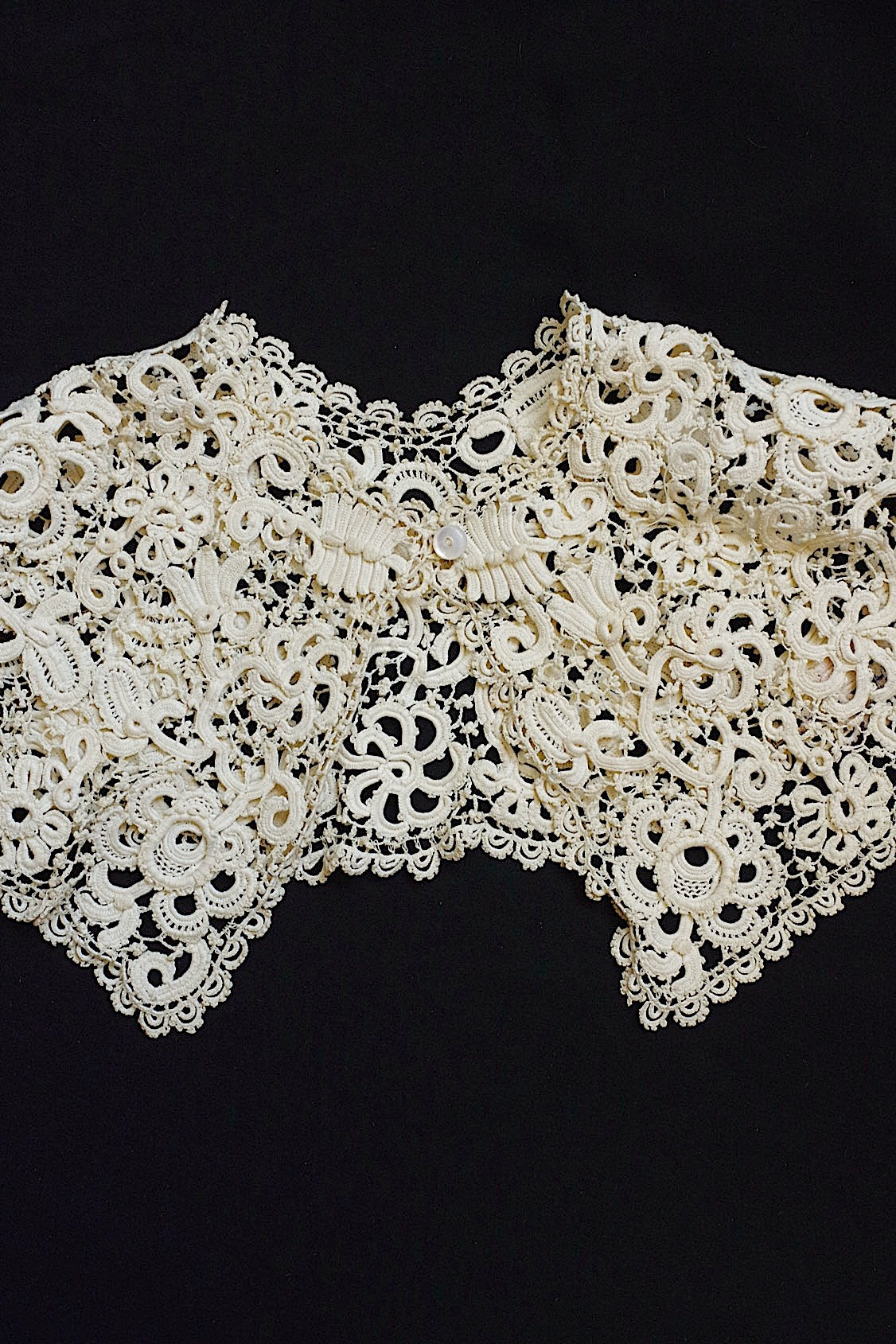 アンティークレース襟　dentelle anciennne ヴィニーズレース襟