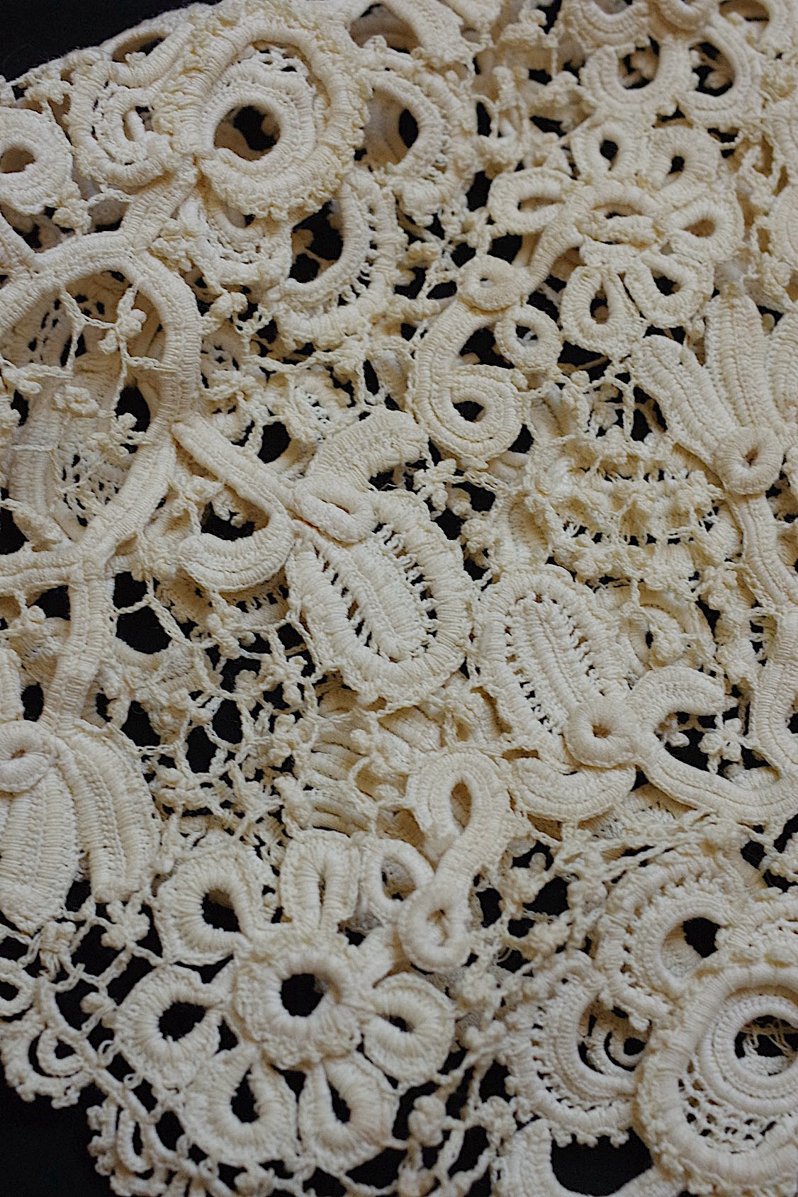 アンティークレース襟　dentelle anciennne ヴィニーズレース襟